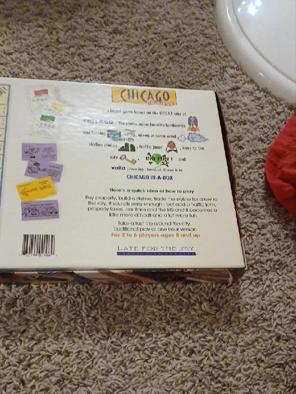 chic Chicago In-A-Box Game with Yellow Banner
